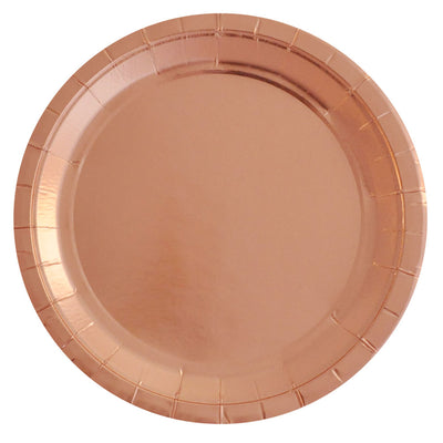 Rose Gold Foil - Large Plates (Pack of 10)