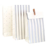 Silver, Stripes & Dots - Treat Bags (Pack of 10)