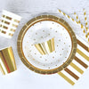 Gold Foil Large Plates (Pack of 10)