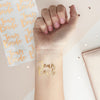 Rose Gold Team Bride Temp Tattoos (16 Tattoos)